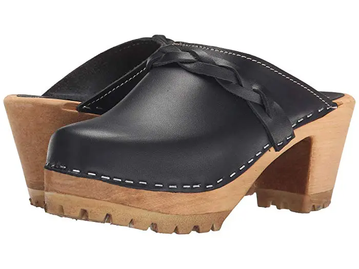 Leather Slip-On Clog