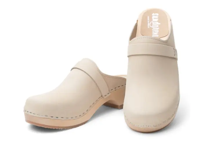 Low Heel Wooden Clog