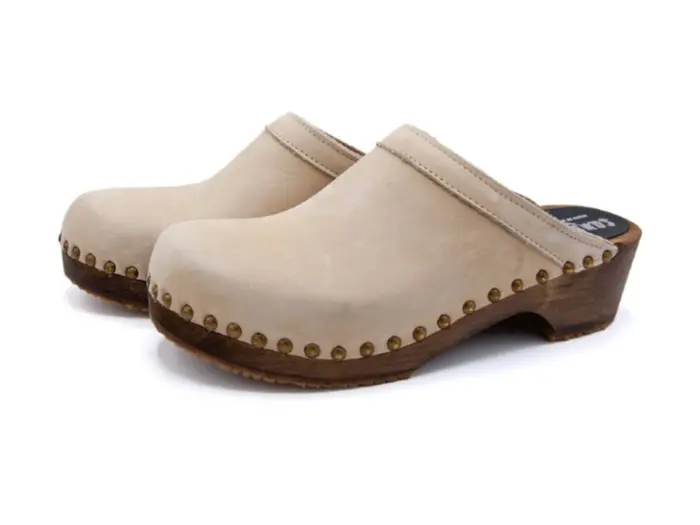 Low Heel Clog Mules